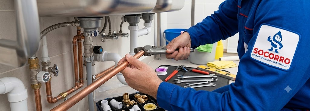 Profissional realizando Serviços de Hidráulica em Tubarão